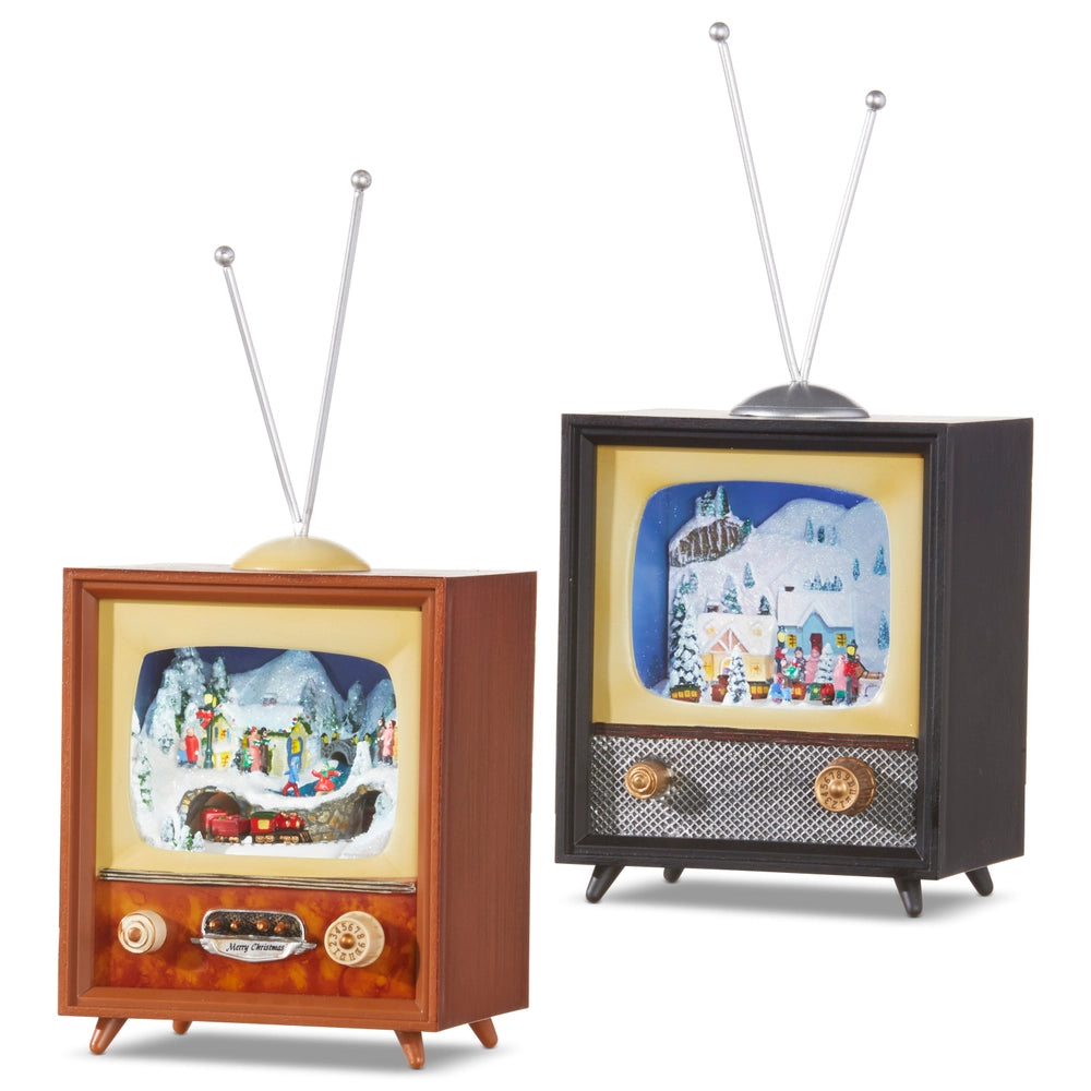 10" Animated Musical Lighted TV