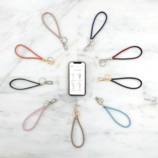 Soft Gemmed Phone Wristlet Strap