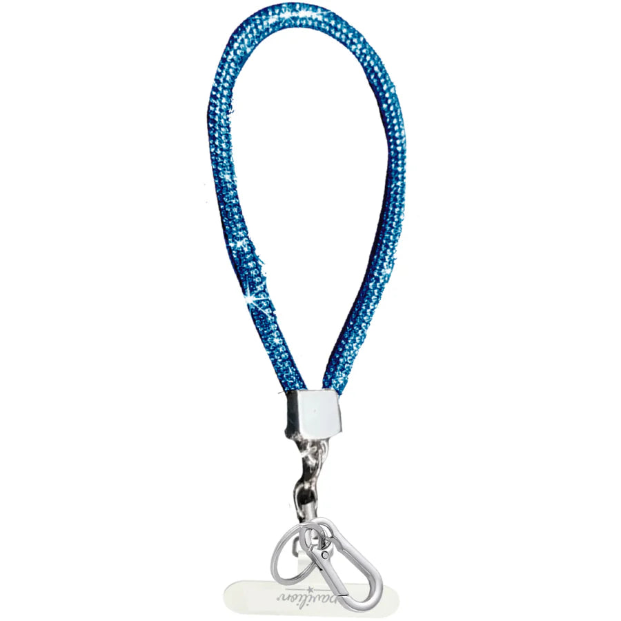 Soft Gemmed Phone Wristlet Strap
