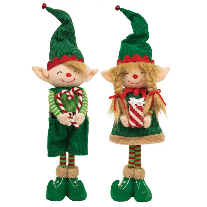 Plush Standing Christmas Elf