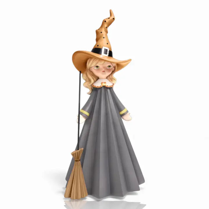 21in Girl Witch With Broom