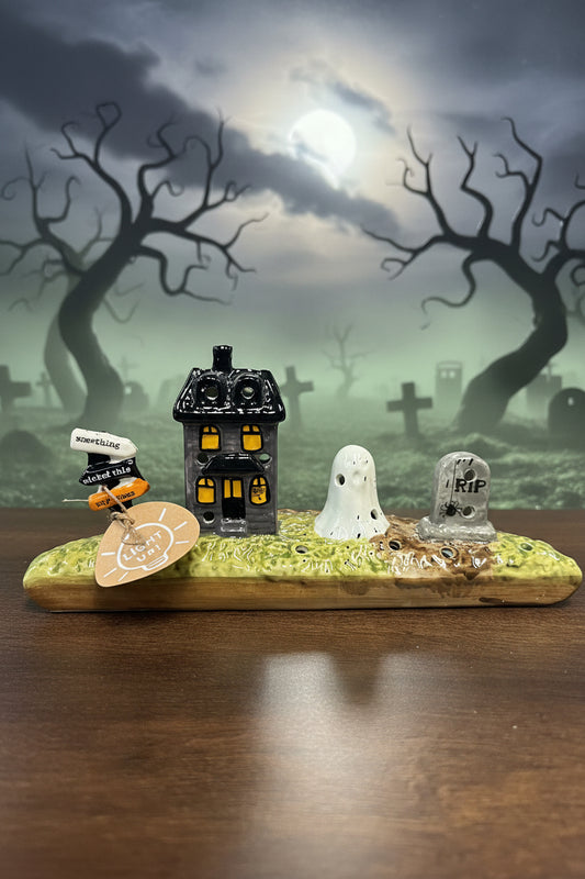 Mud Pie Large Halloween LED Sitter
