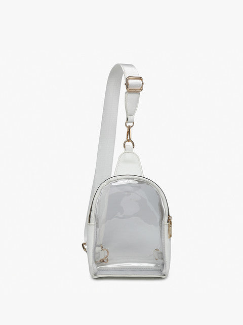 Ellen Clear Sling Bag w/ Removable Guitar Strap