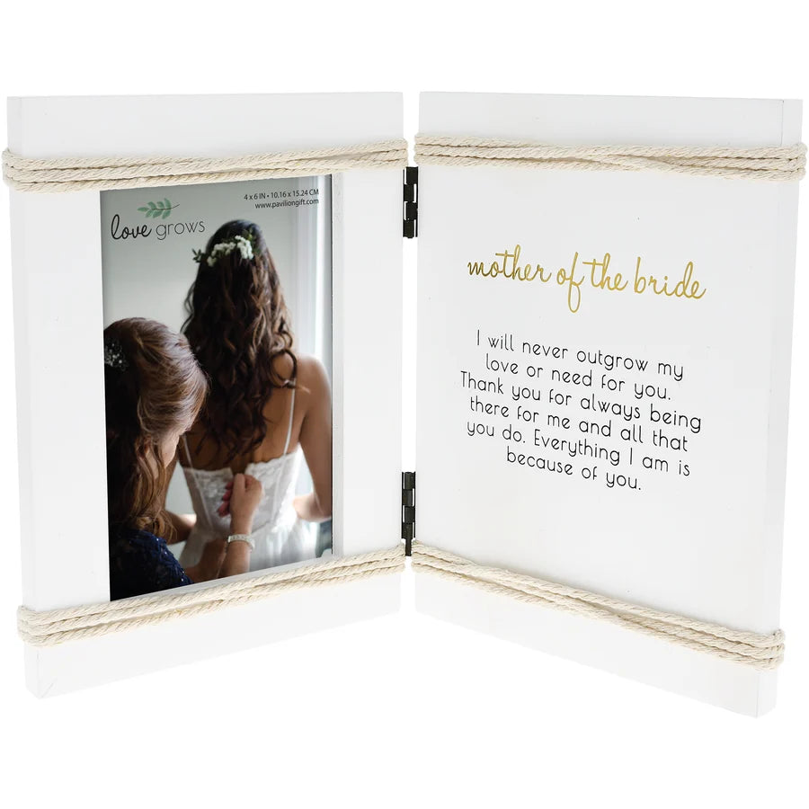 Mother Of The Bride Hinged Sentiment Frame