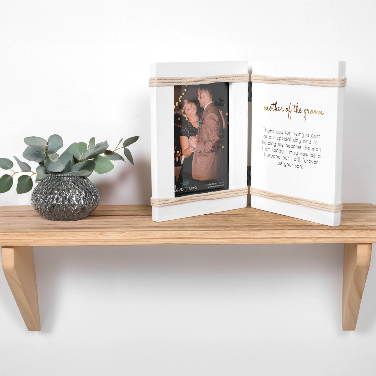 Mother Of The Groom Hinged Sentiment Frame