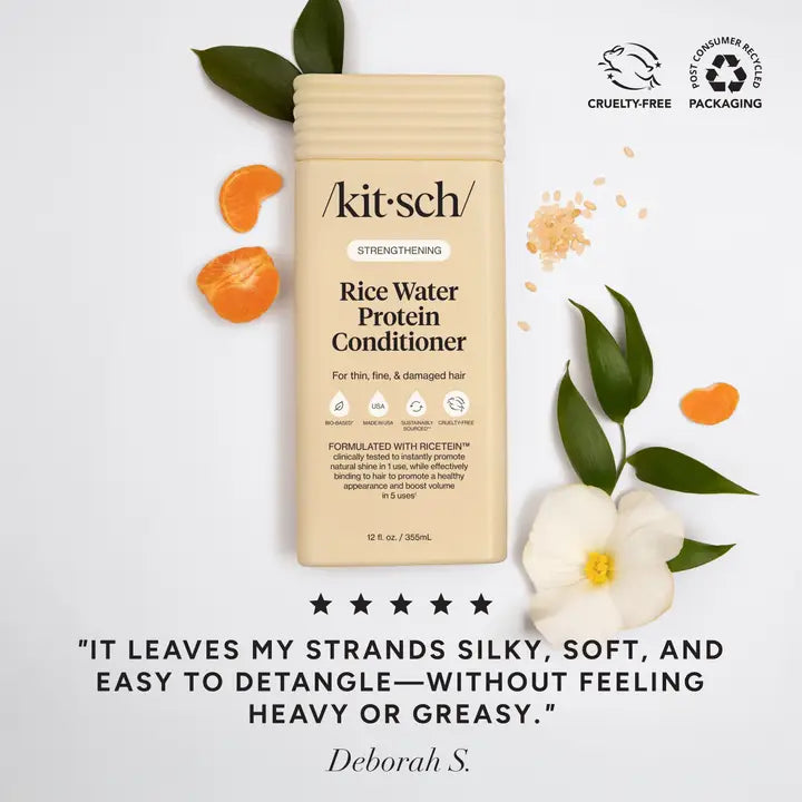 Kitsch Strengthening Rice Water Shampoo & Conditioner