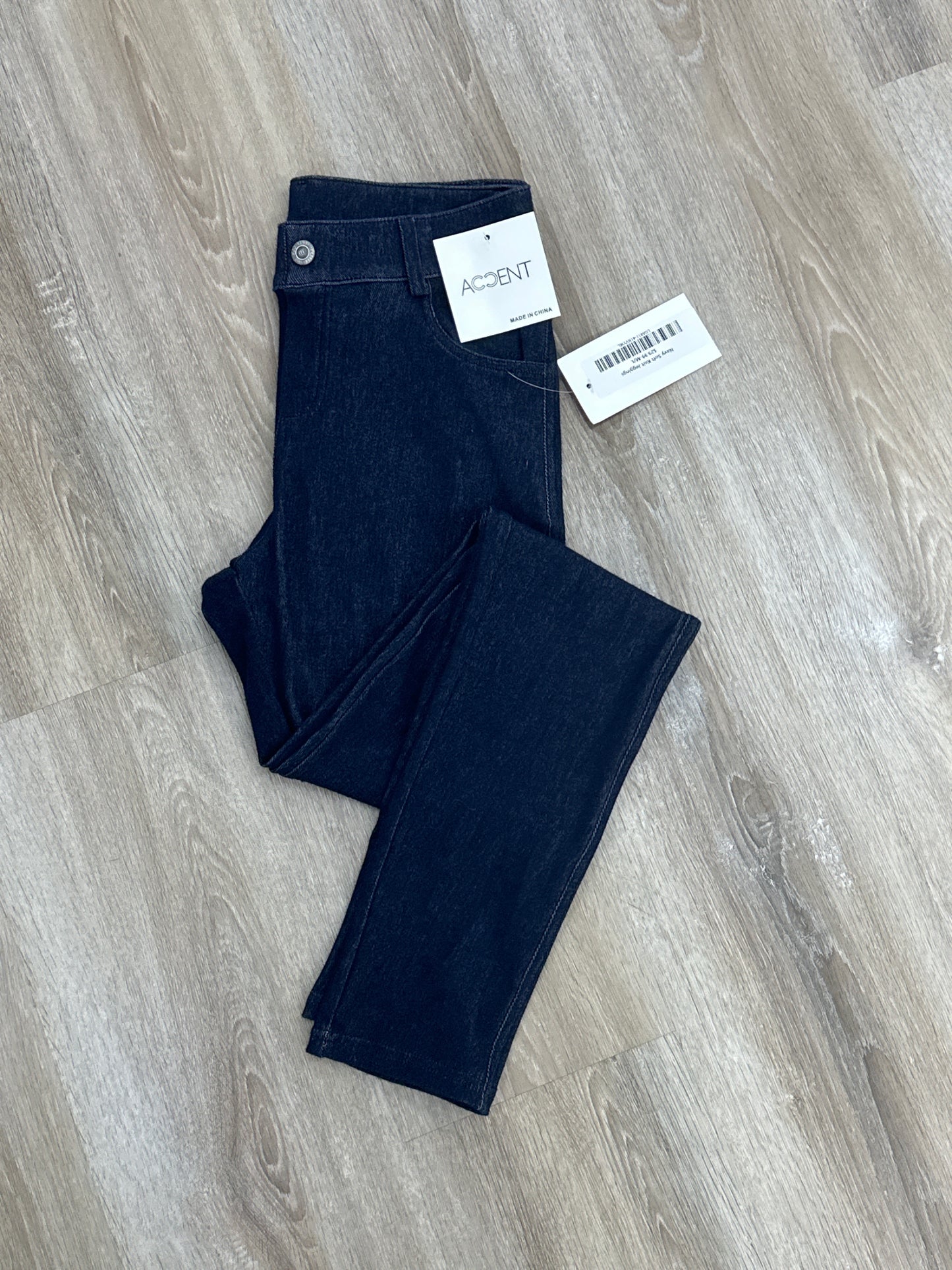 Navy Soft Knit Jeggings