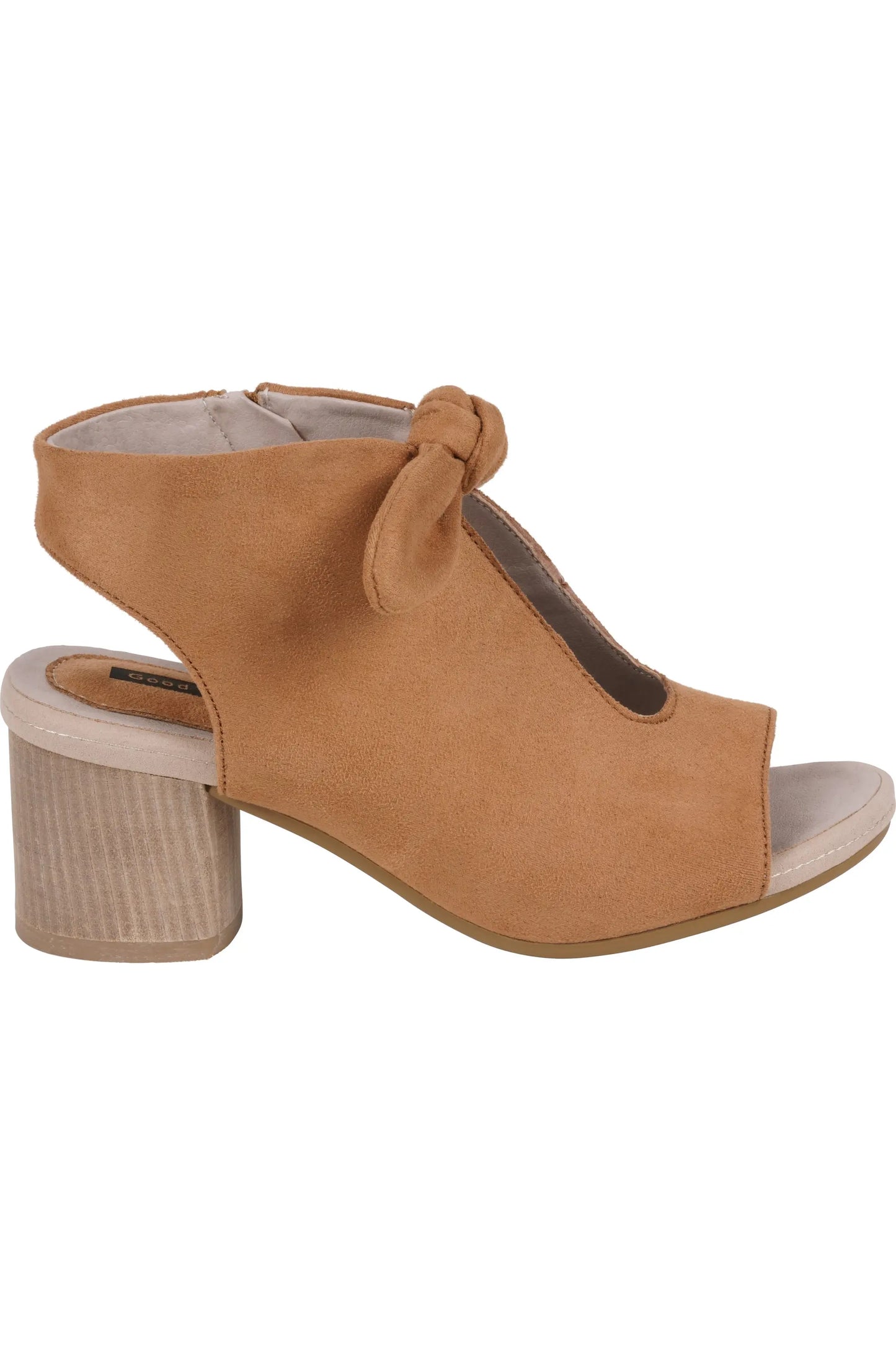 Women's Kimora Heeled Sandals- Tan Suede