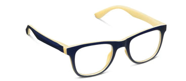 Peepers Rally Reading Glasses- Navy/Yellow