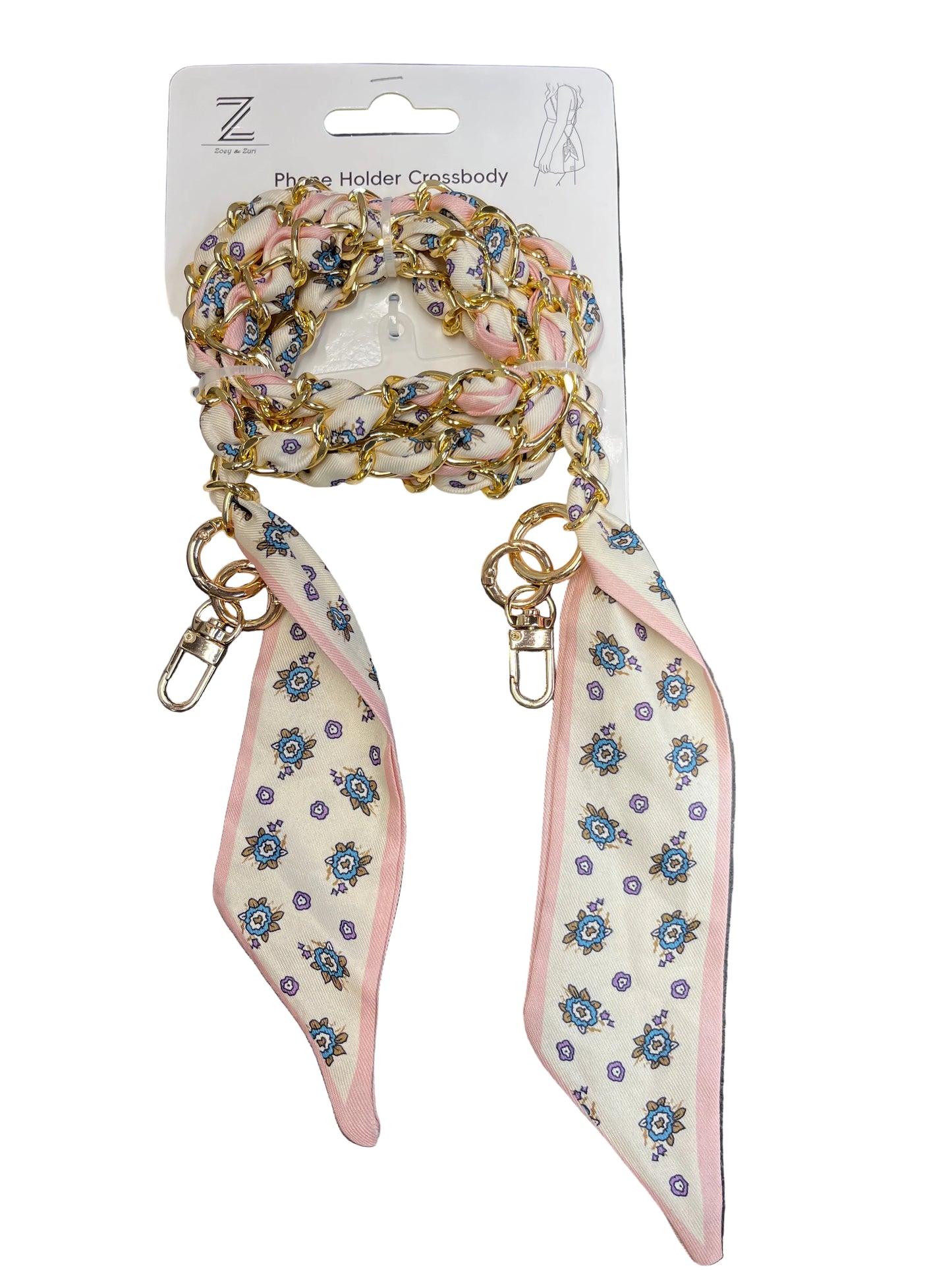 Phone Holder Crossbody Scarf Chain