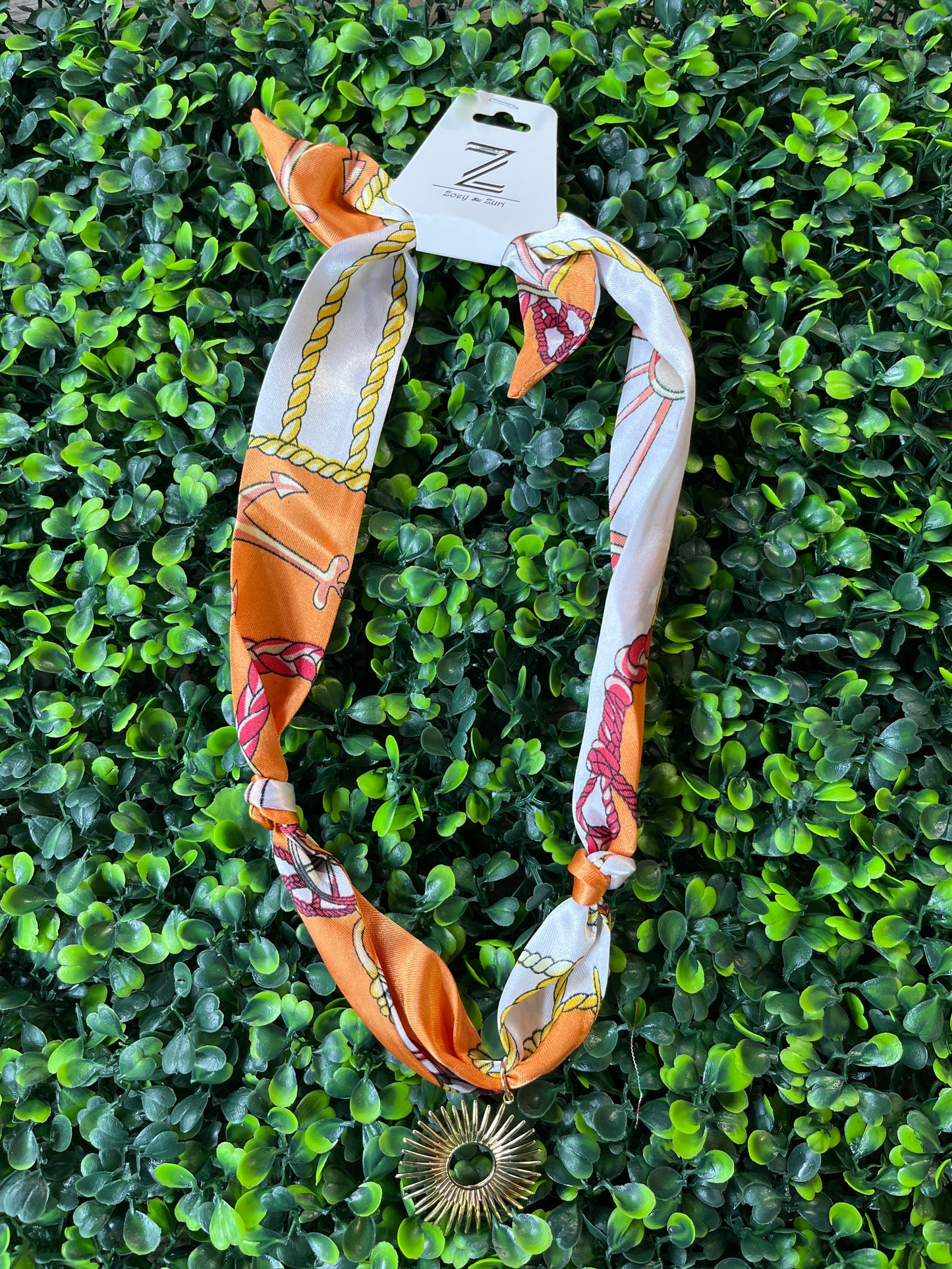 Silk Scarf Necklace