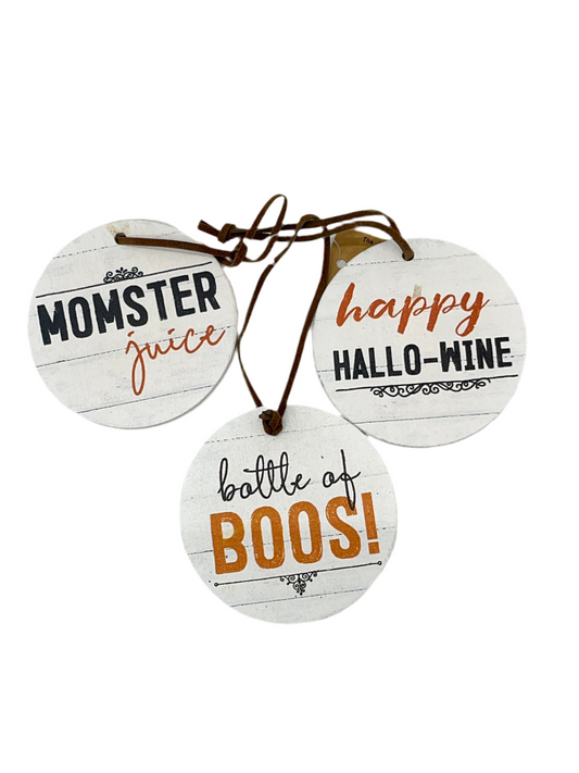 Halloween Wine Tags