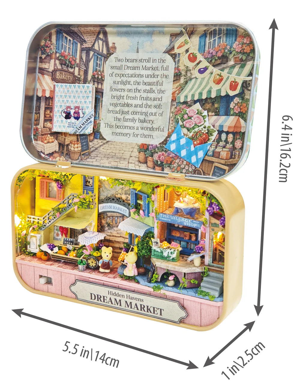 DIY Tiniatures 3D Puzzle Kit- Dream Market