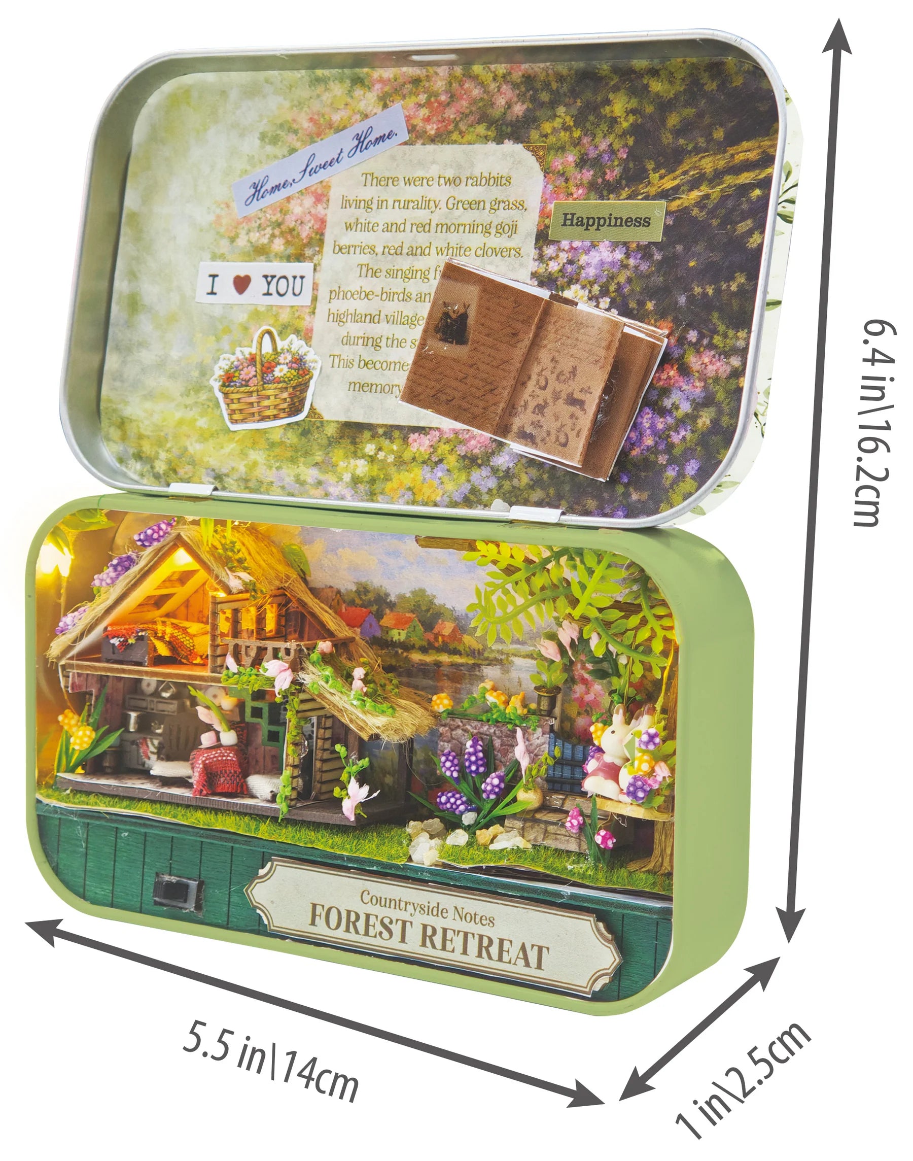 DIY Tiniatures 3D Puzzle Kit- Forest Retreat