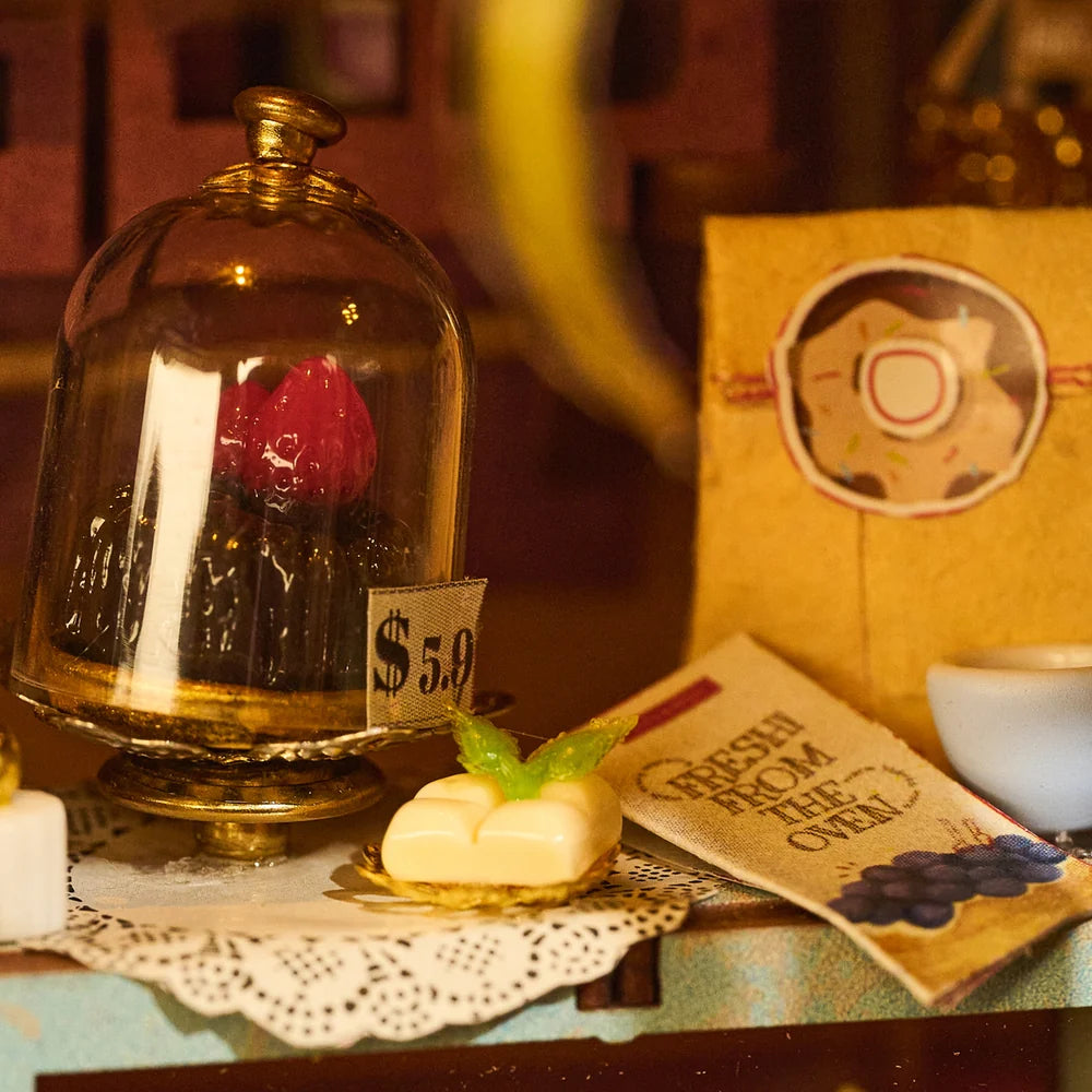 Blueberry Lane Tea DIY Miniature Book Nook Kit