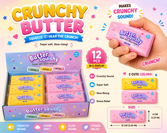 Crunchy Butter Crunch Squishy Toy