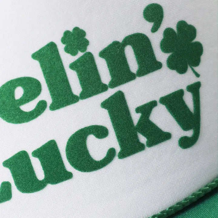 St. Patrick's Day Feelin' Lucky Foam Trucker Hat