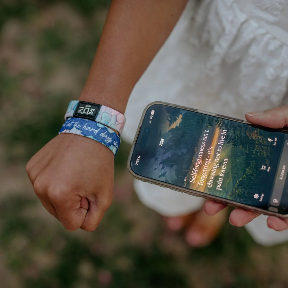 ZOX Don't Let The Hard Days Win Interactive Bracelet