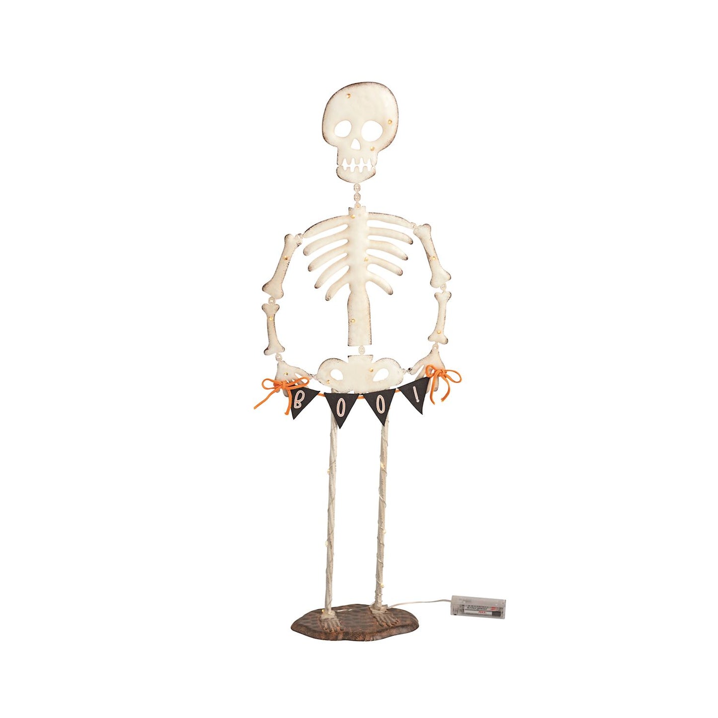 Mud Pie Light Up Skeleton Sitter