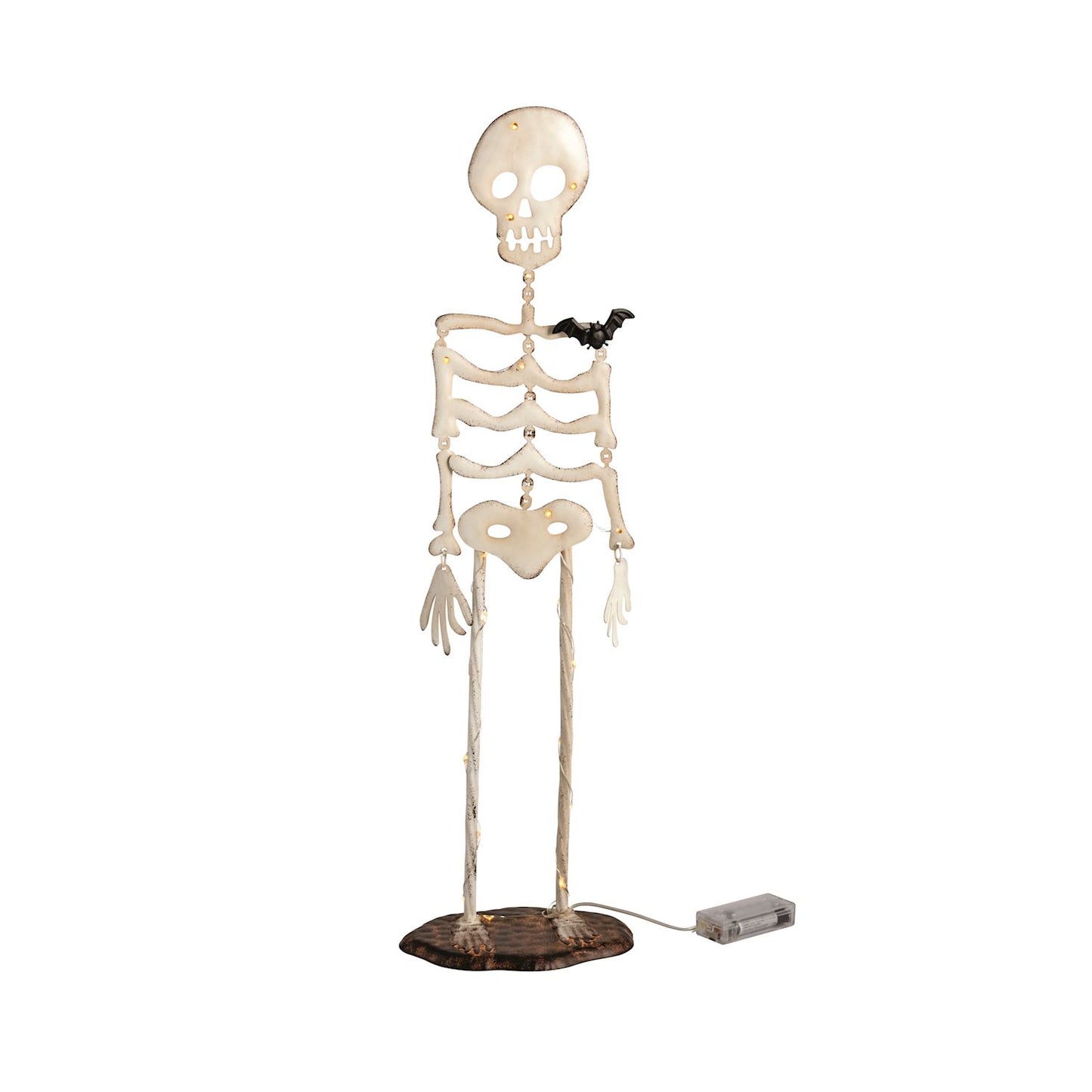 Mud Pie Light Up Skeleton Sitter