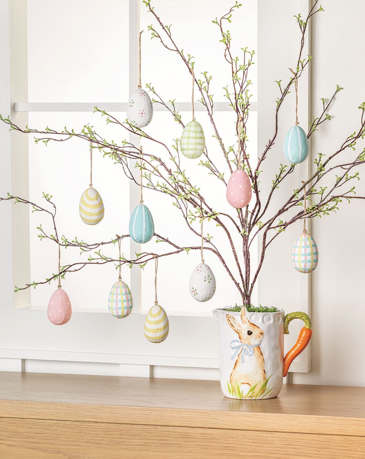 Mud Pie Paper-Mache Easter Eggs