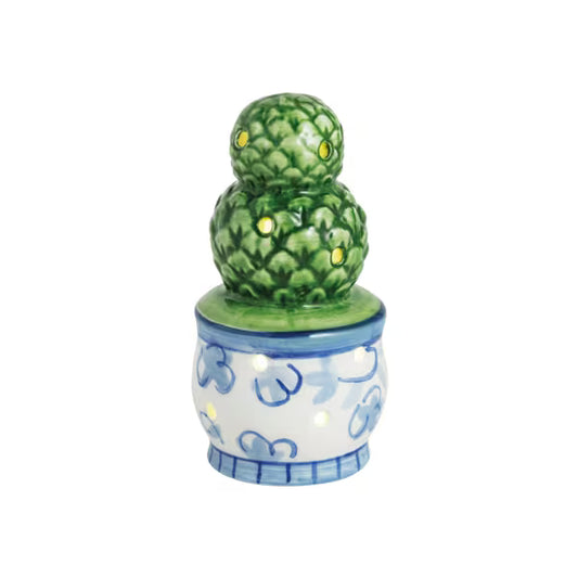 Mud Pie Topiary LED Sitter