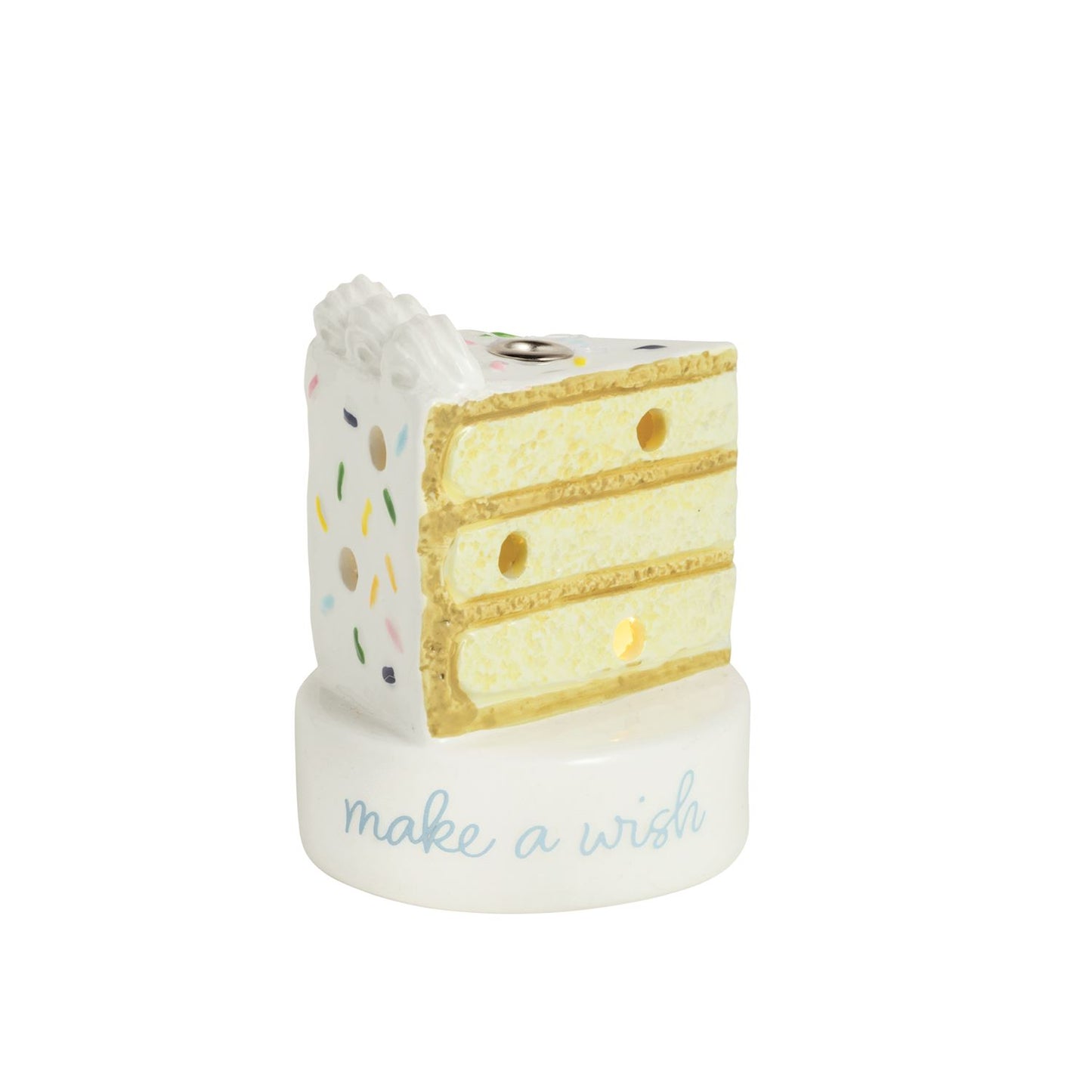 Mud Pie Cake Candle Holder Led Sitter