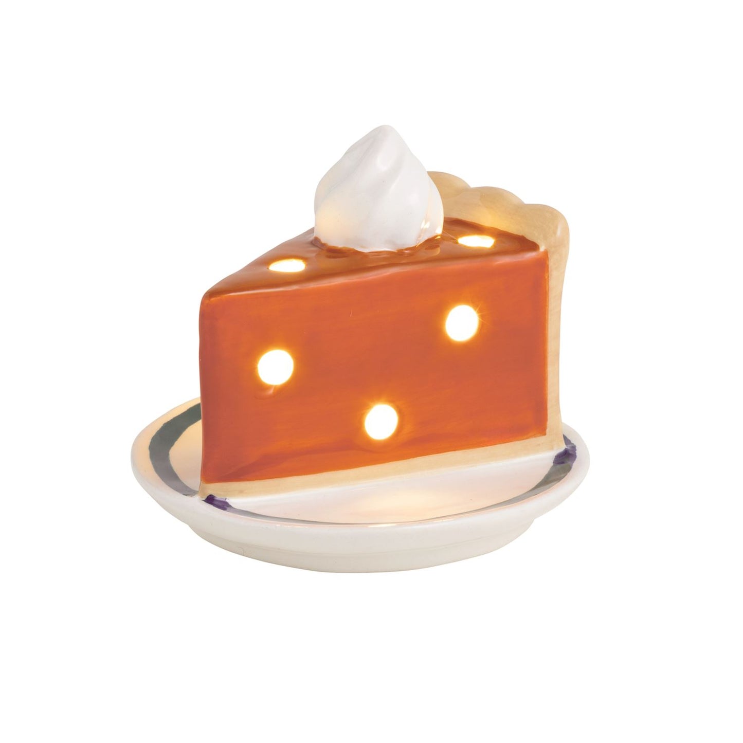 Mud Pie Pumpkin Pie LED Sitter