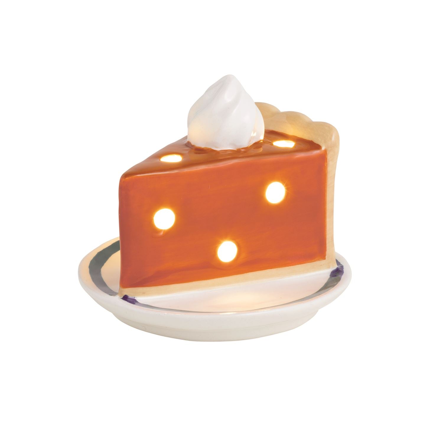 Mud Pie Pumpkin Pie LED Sitter