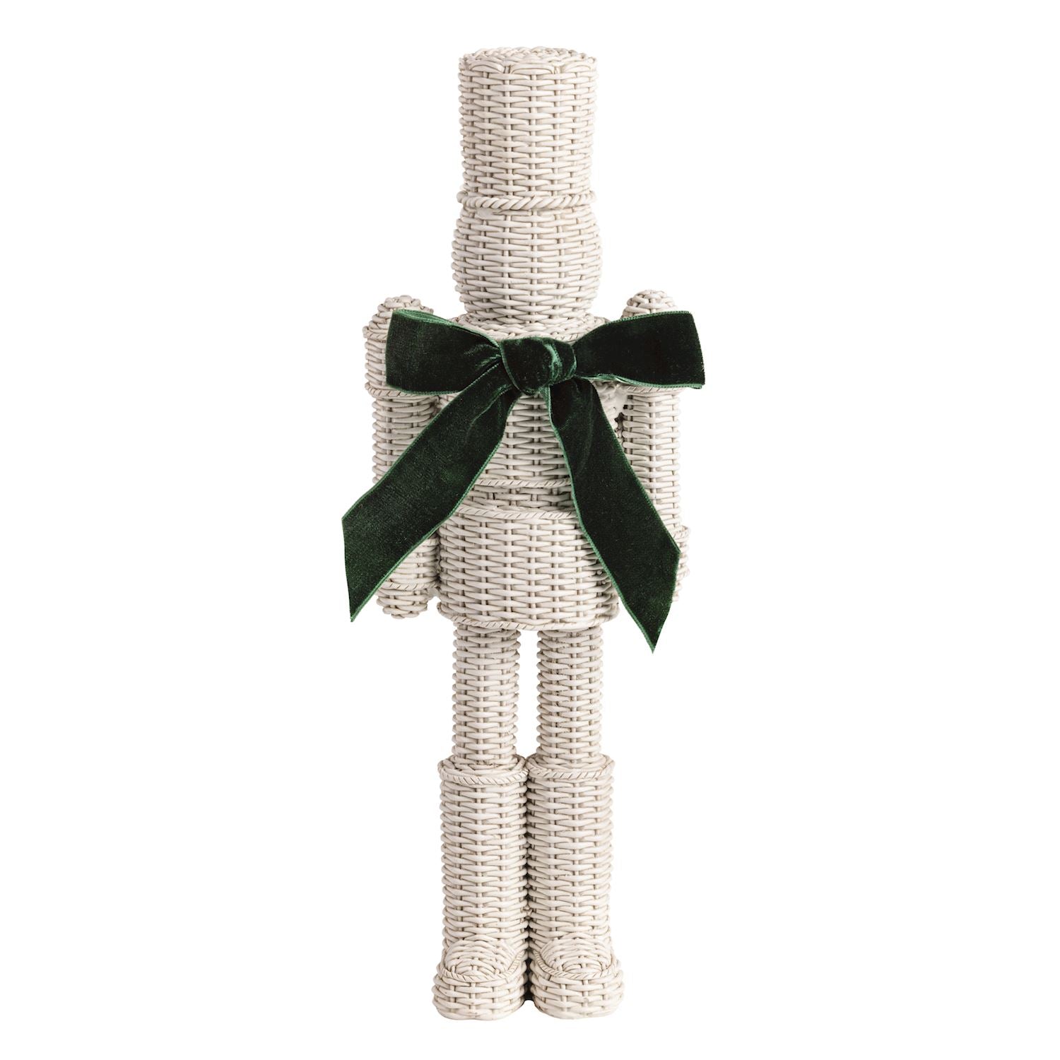 Mud Pie Large Woven Resin Nutcracker