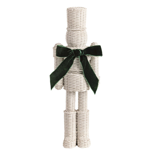 Mud Pie Large Woven Resin Nutcracker