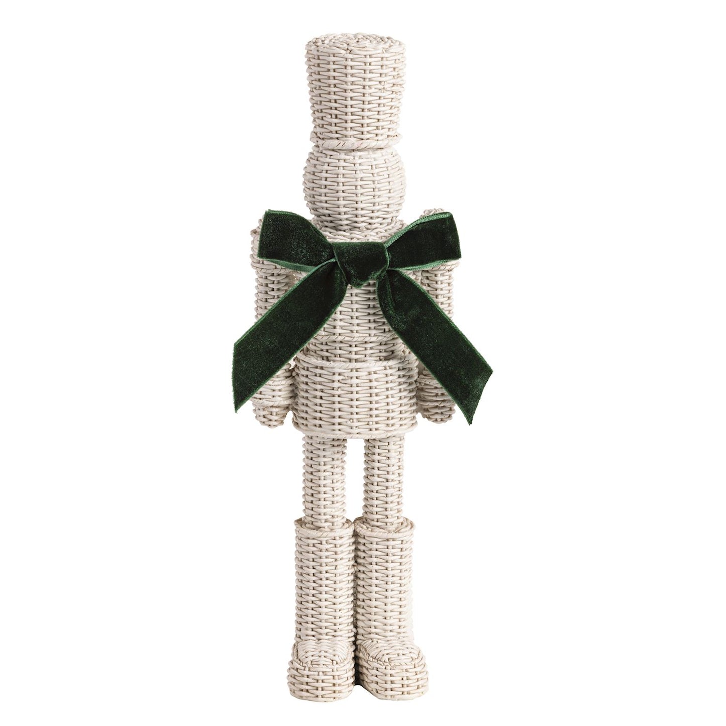Mud Pie Small Resin Wicker Nutcracker