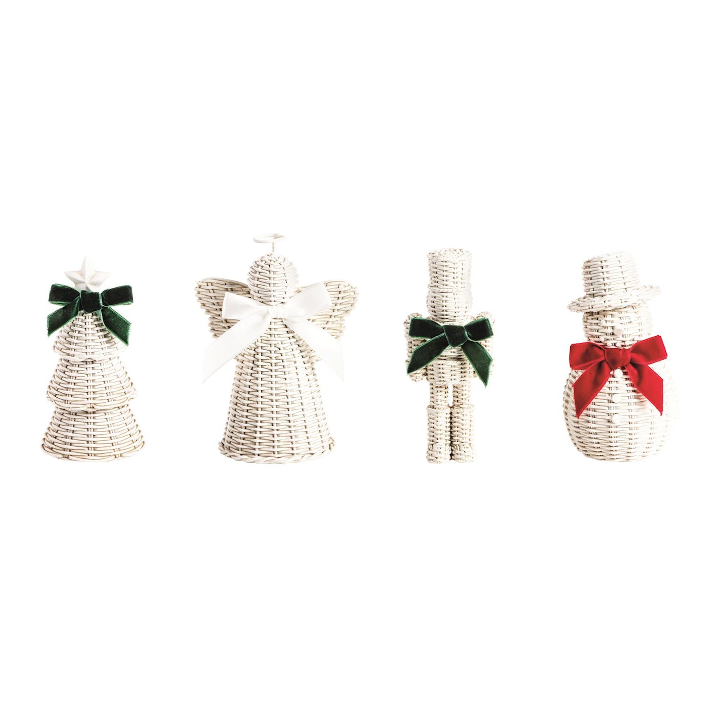 Mud Pie Wicker Resin Small Sitters