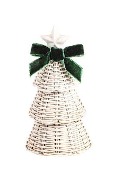 Mud Pie Wicker Resin Small Sitters