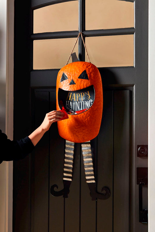 Mud Pie Jack-O-Lantern Candy Door Hanger