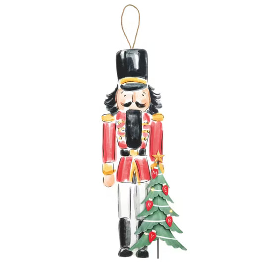 Mud Pie Nutcracker Door Hanger