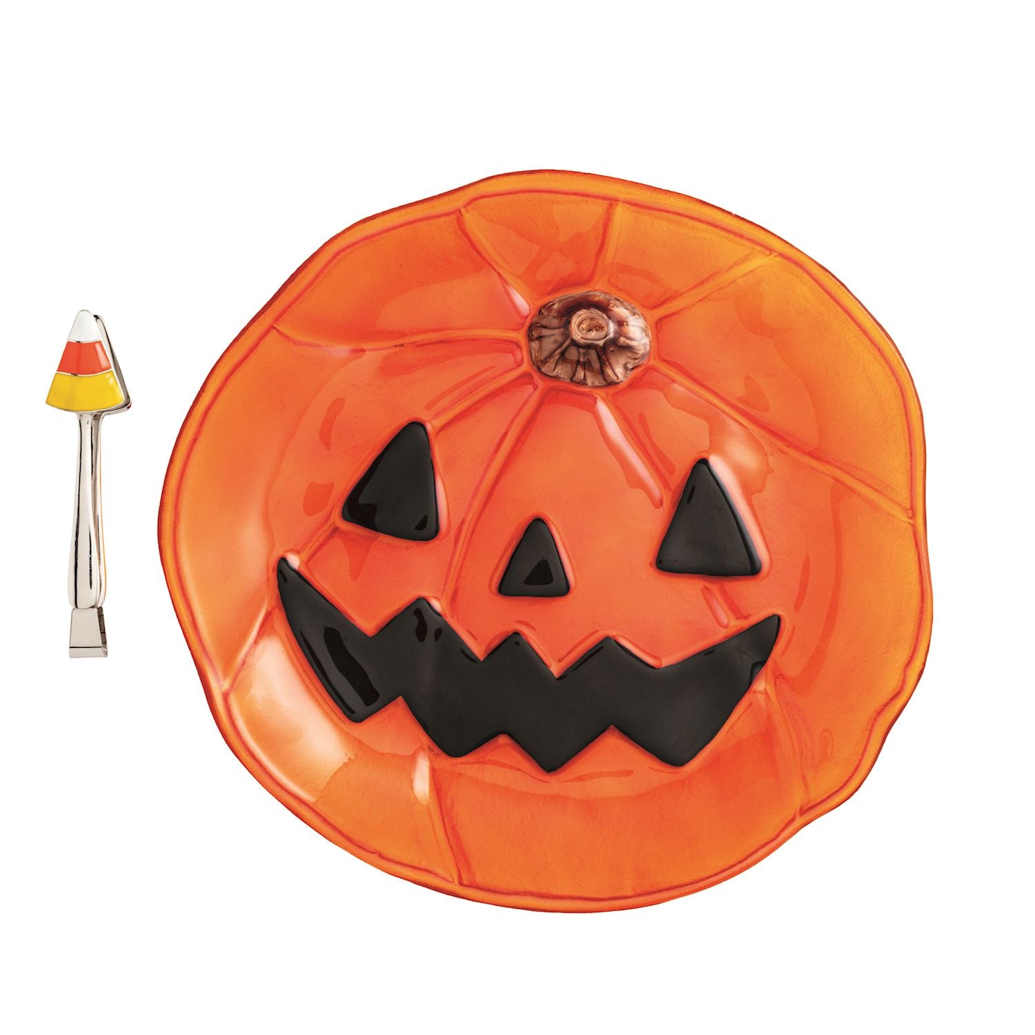 Mud Pie Jack-O-Lantern Platter Set