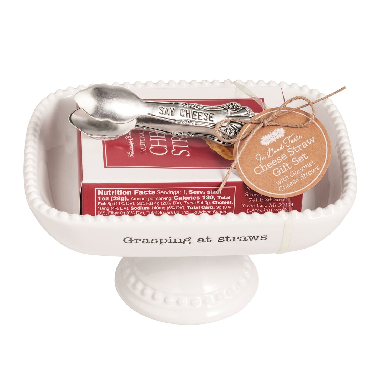 Mud Pie Gourmet Cheese Straw Set