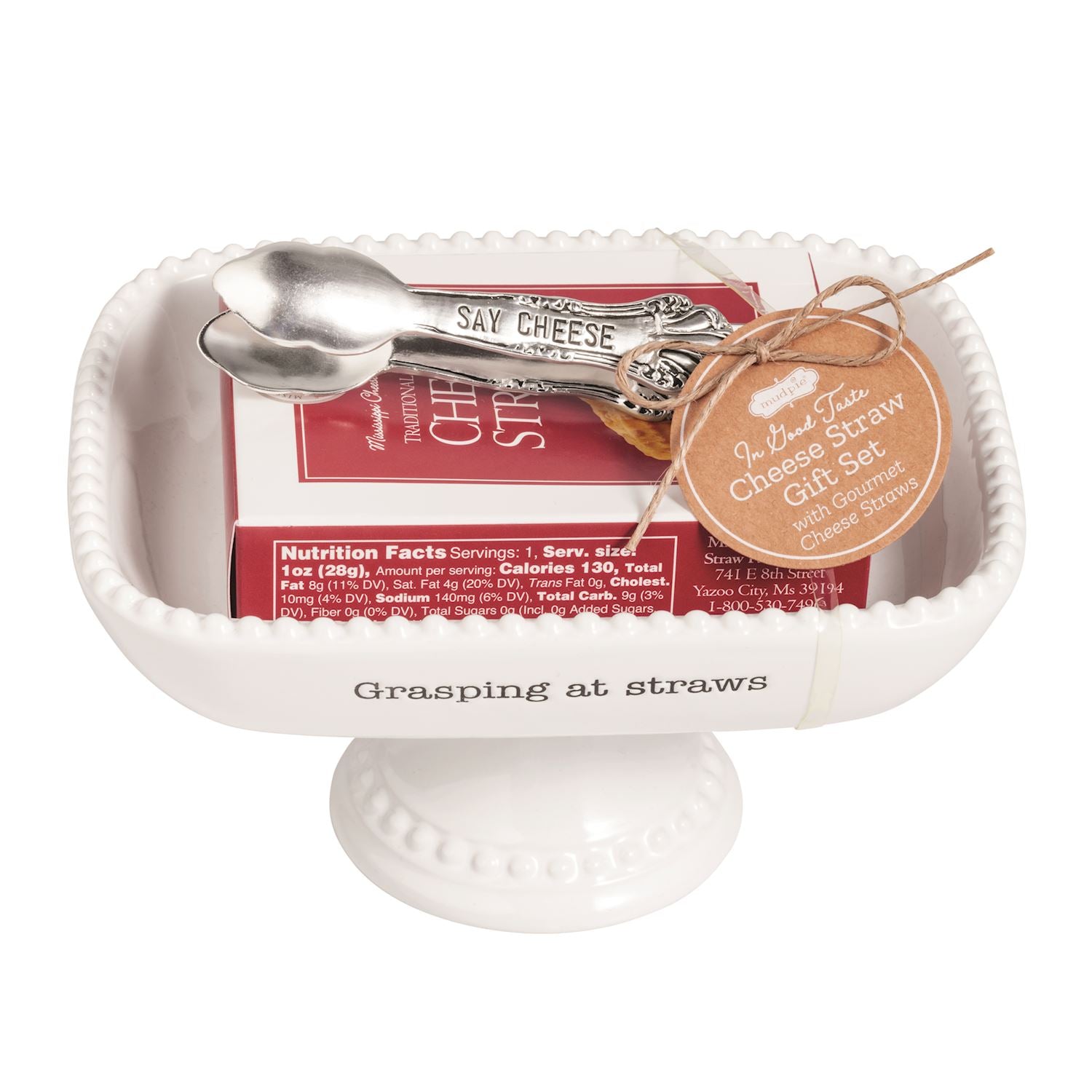 Mud Pie Gourmet Cheese Straw Set