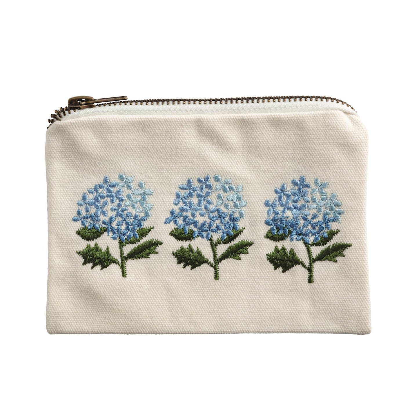 Mud Pie Floral Bead & Embroidery Zipper Pouches
