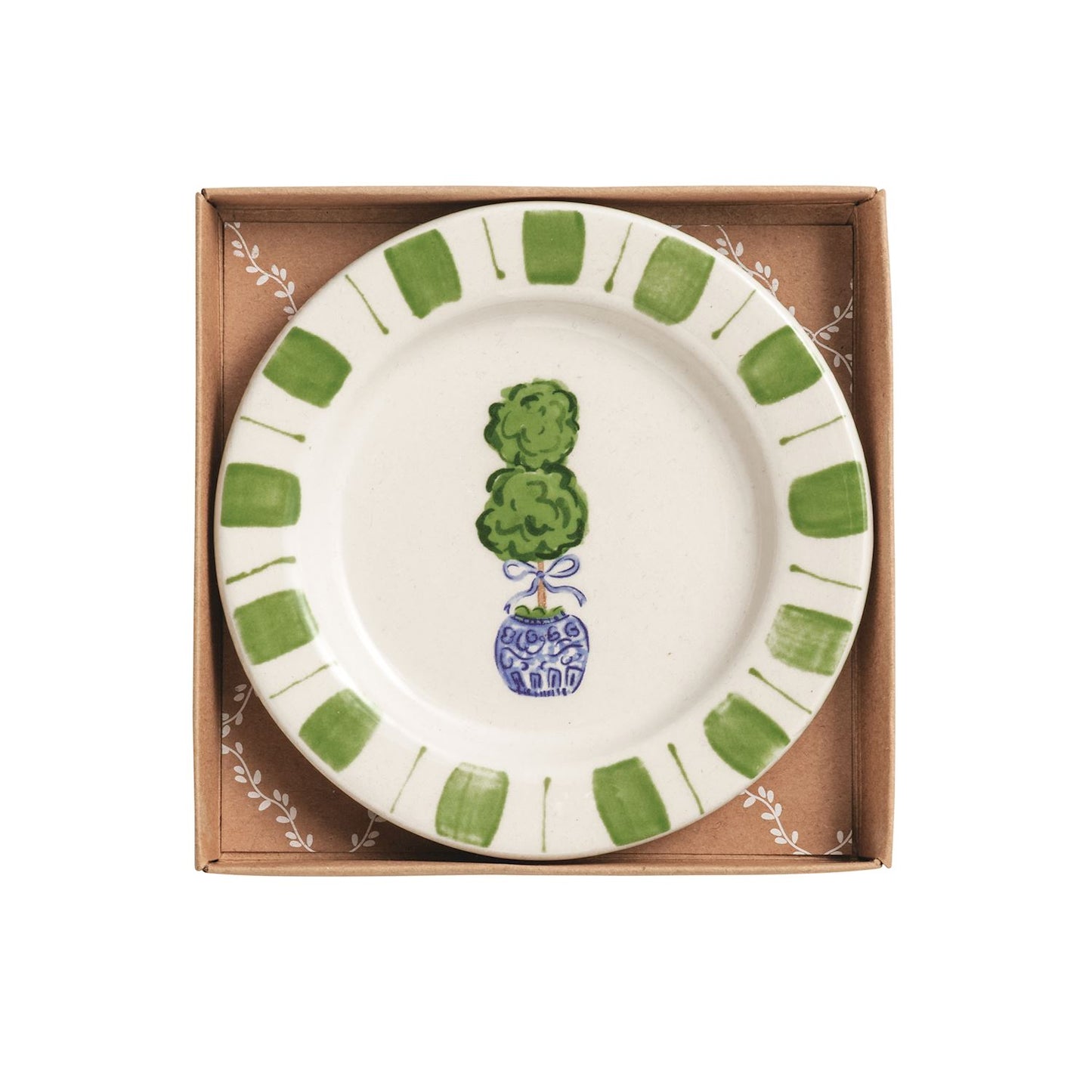 Mud Pie Topiary Tidbit Plates