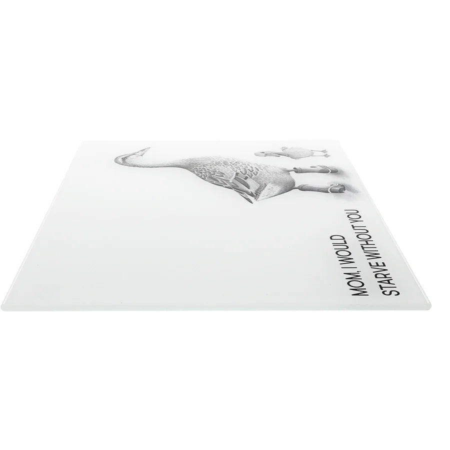 Starve Without You Glass Cutting Boards