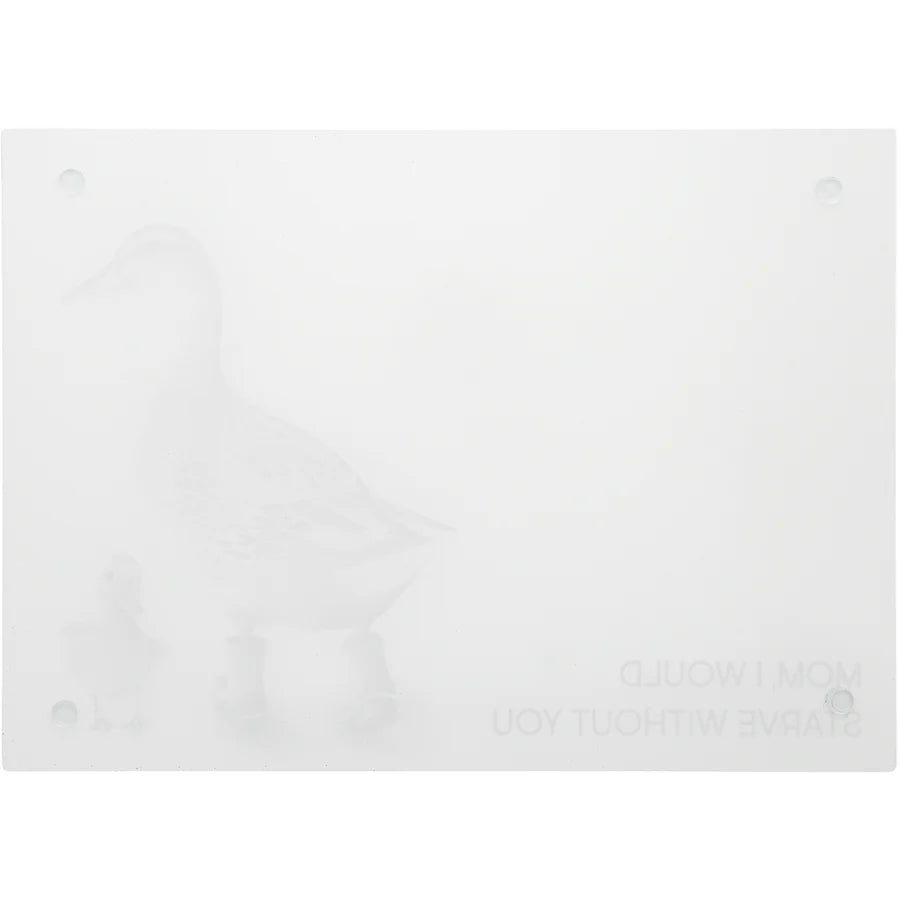 Starve Without You Glass Cutting Boards