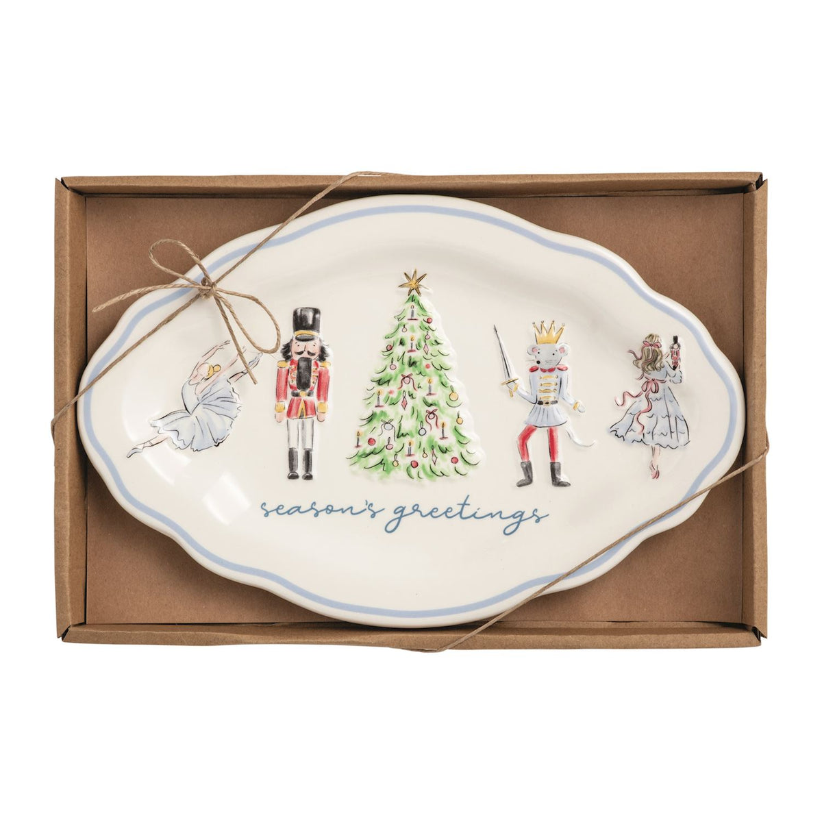Mud Pie Christmas Sentiment Tray