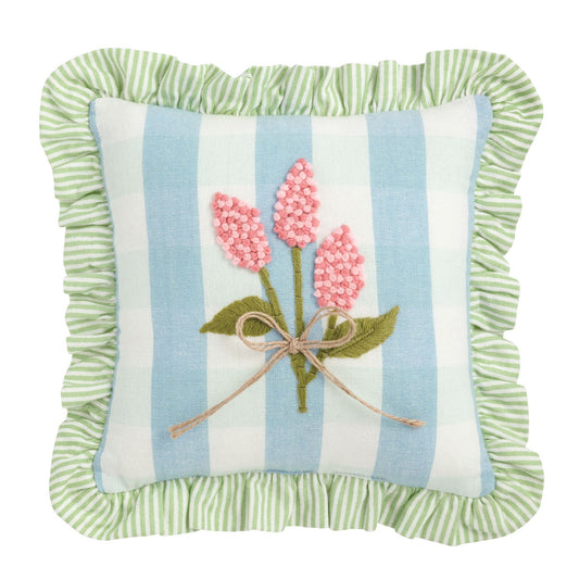 Mud Pie Mini Floral Embroidered Pillows