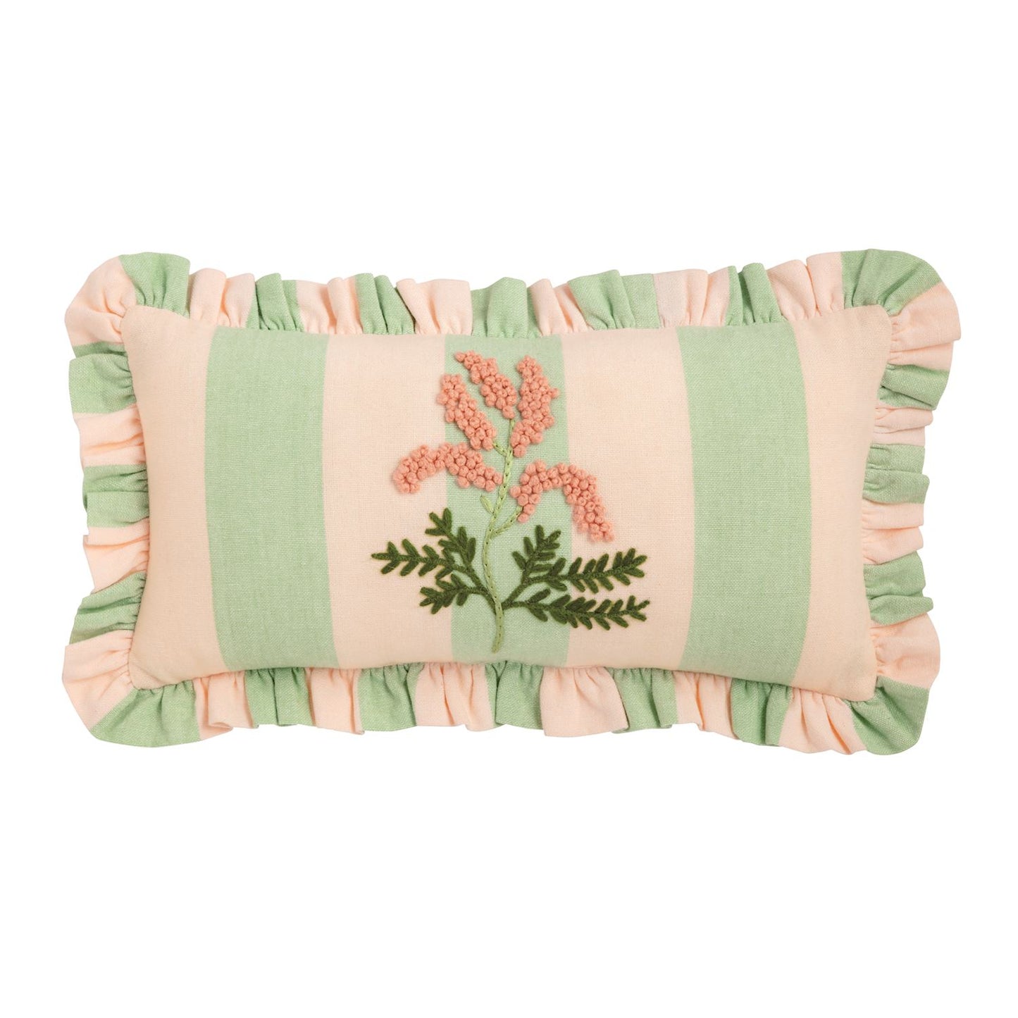 Mud Pie Mini Floral Embroidered Pillows