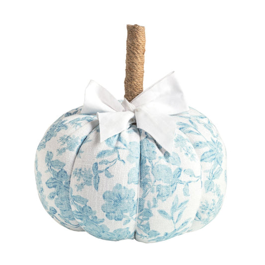 Mud Pie Small Topiary Patterned Pumpkin
