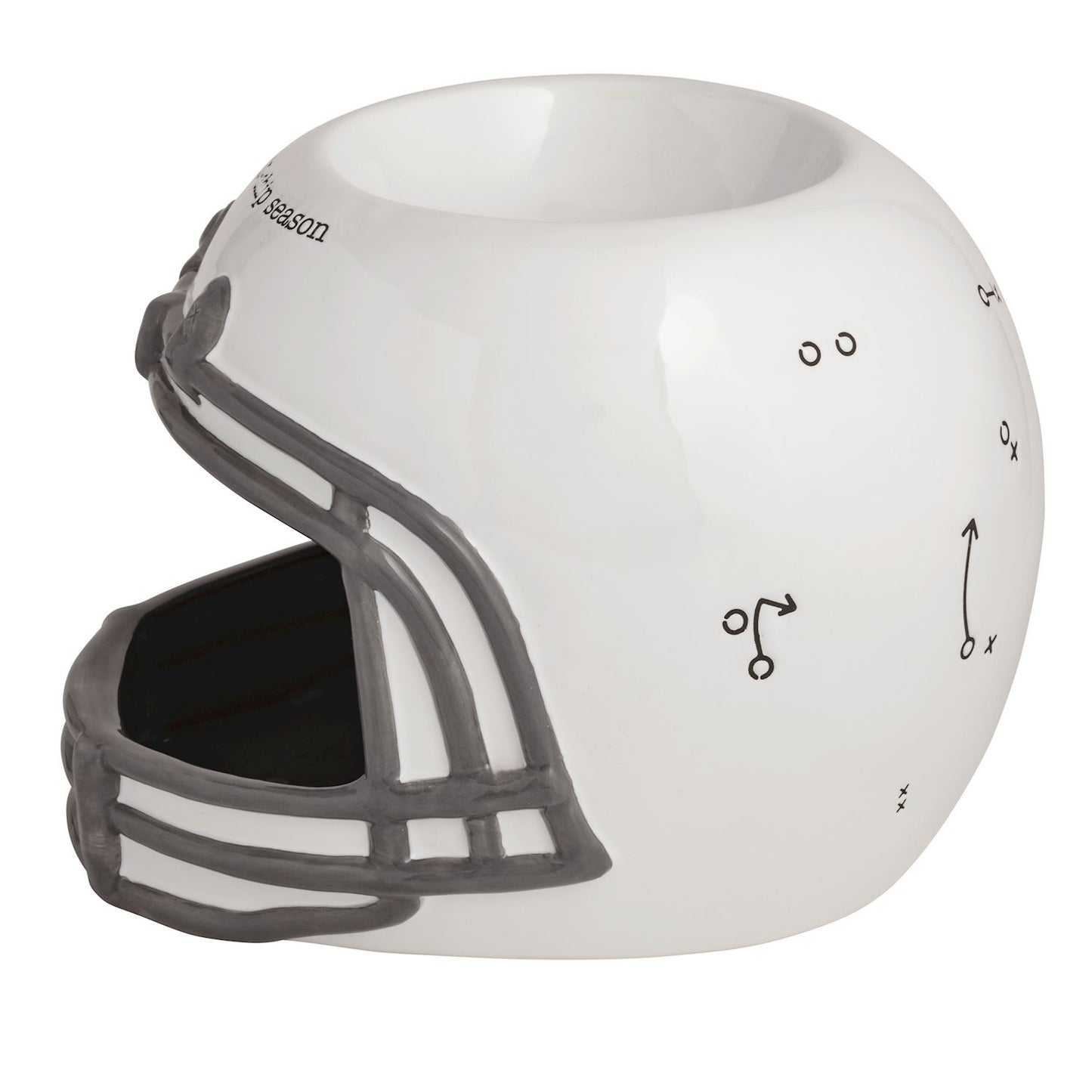 Mud Pie Football Helmet Chip & Dip
