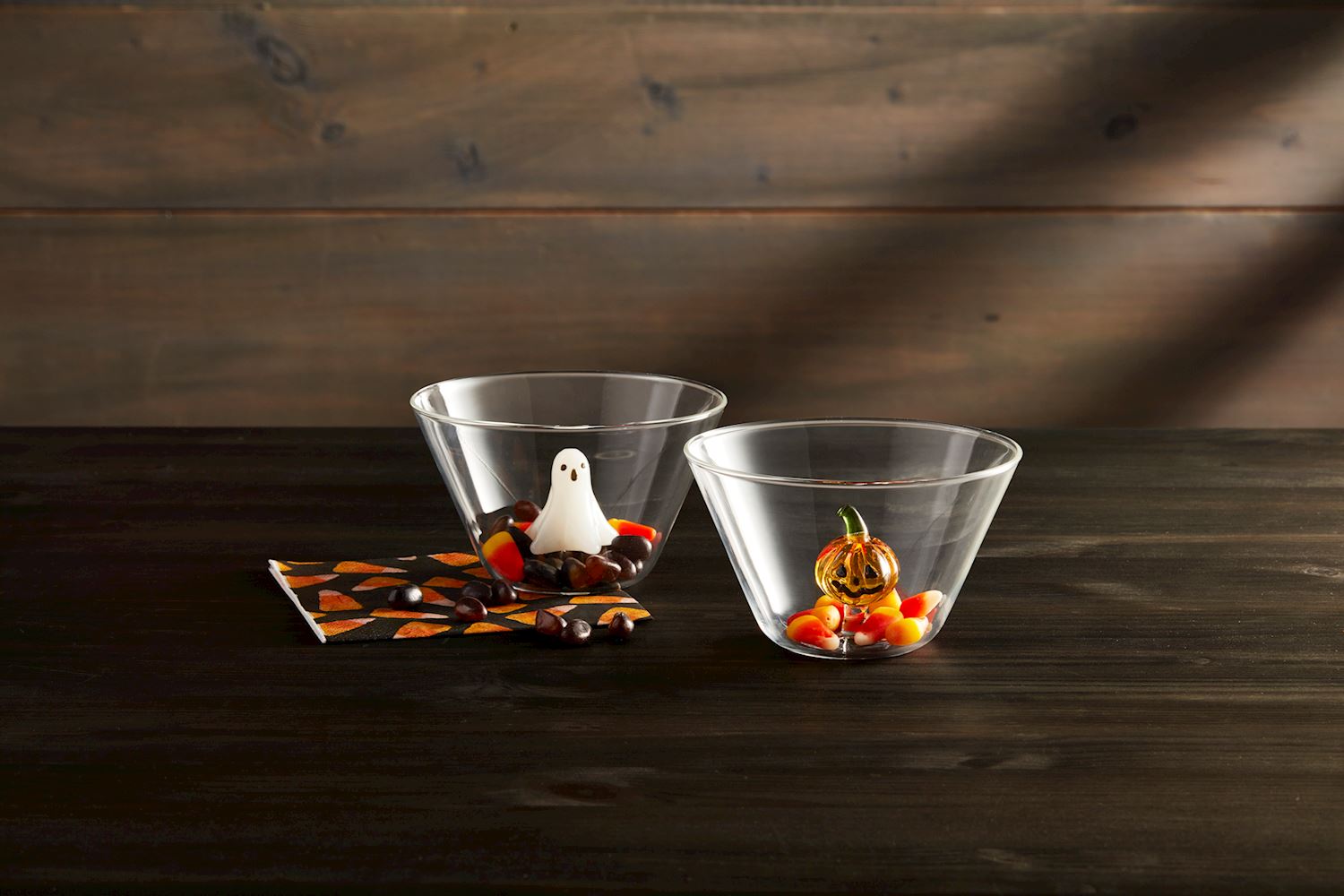 Mud Pie Halloween Glass Candy Bowl