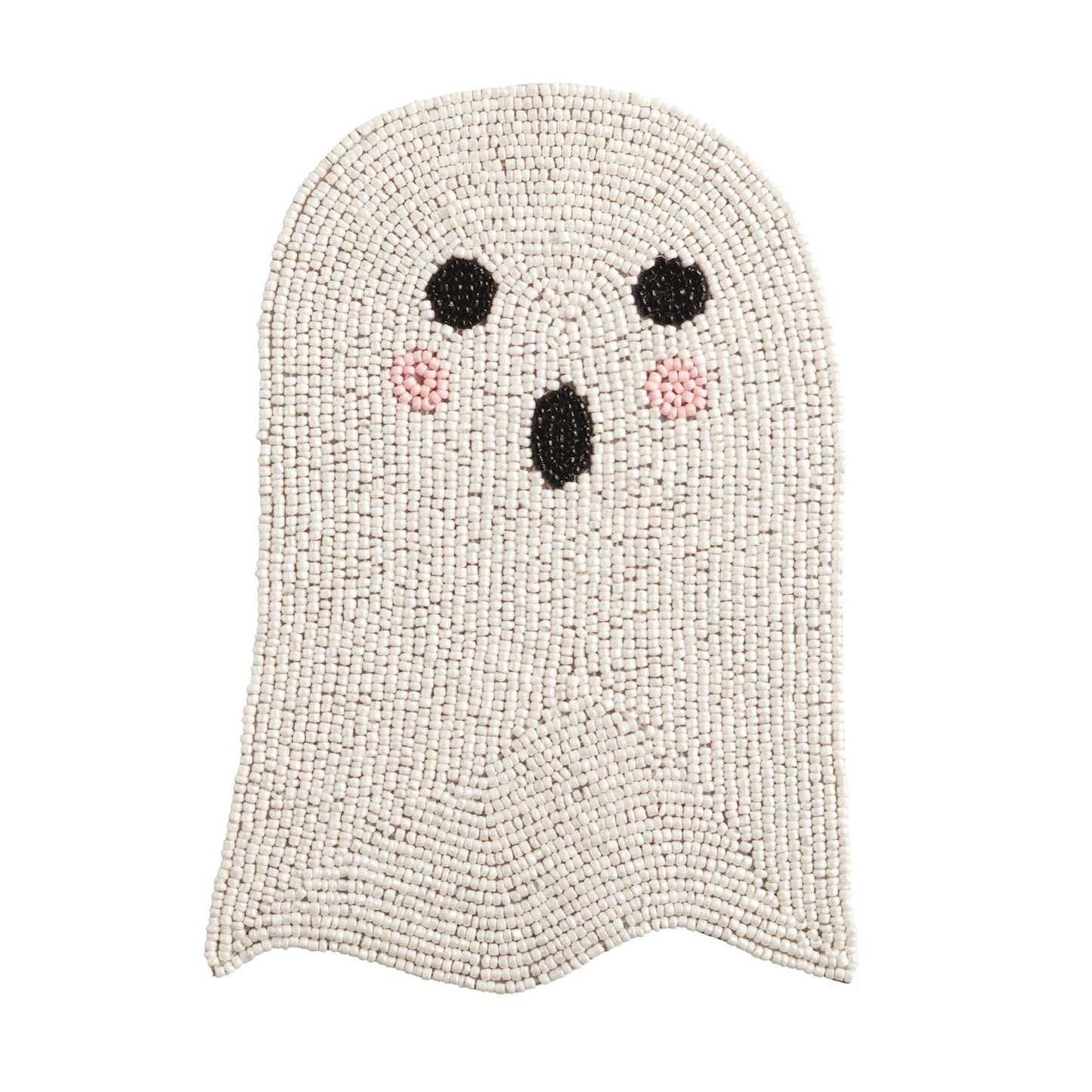 Mud Pie Ghost Beaded Trivet